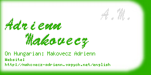 adrienn makovecz business card